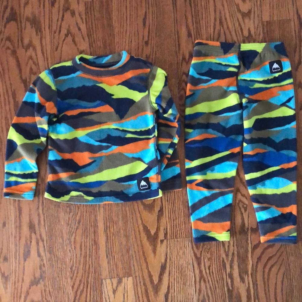 Burton fleece base layer size 4T